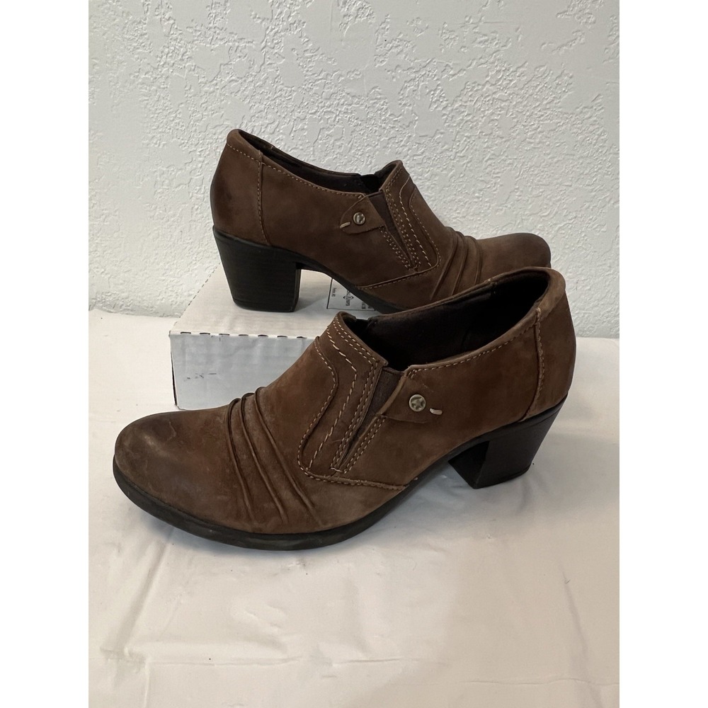 Earth Origins Kacie Womens 7.5M‎ Brown  Leather Casual Comfort Ankle Bootie